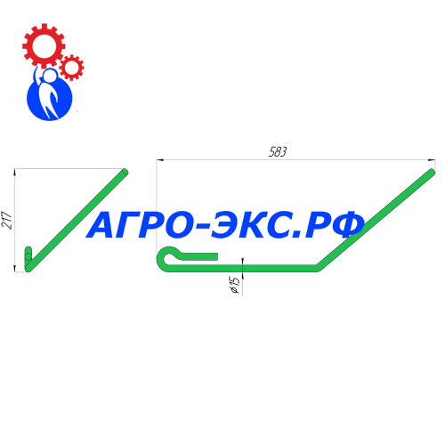 Зуб пружинный на сеялку 959337 (959337S) (2)