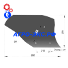 Отвал РЗЗ.П.401-А (ПНЧС-401) цельный плуга ПЛН (штамп.) РЗЗ